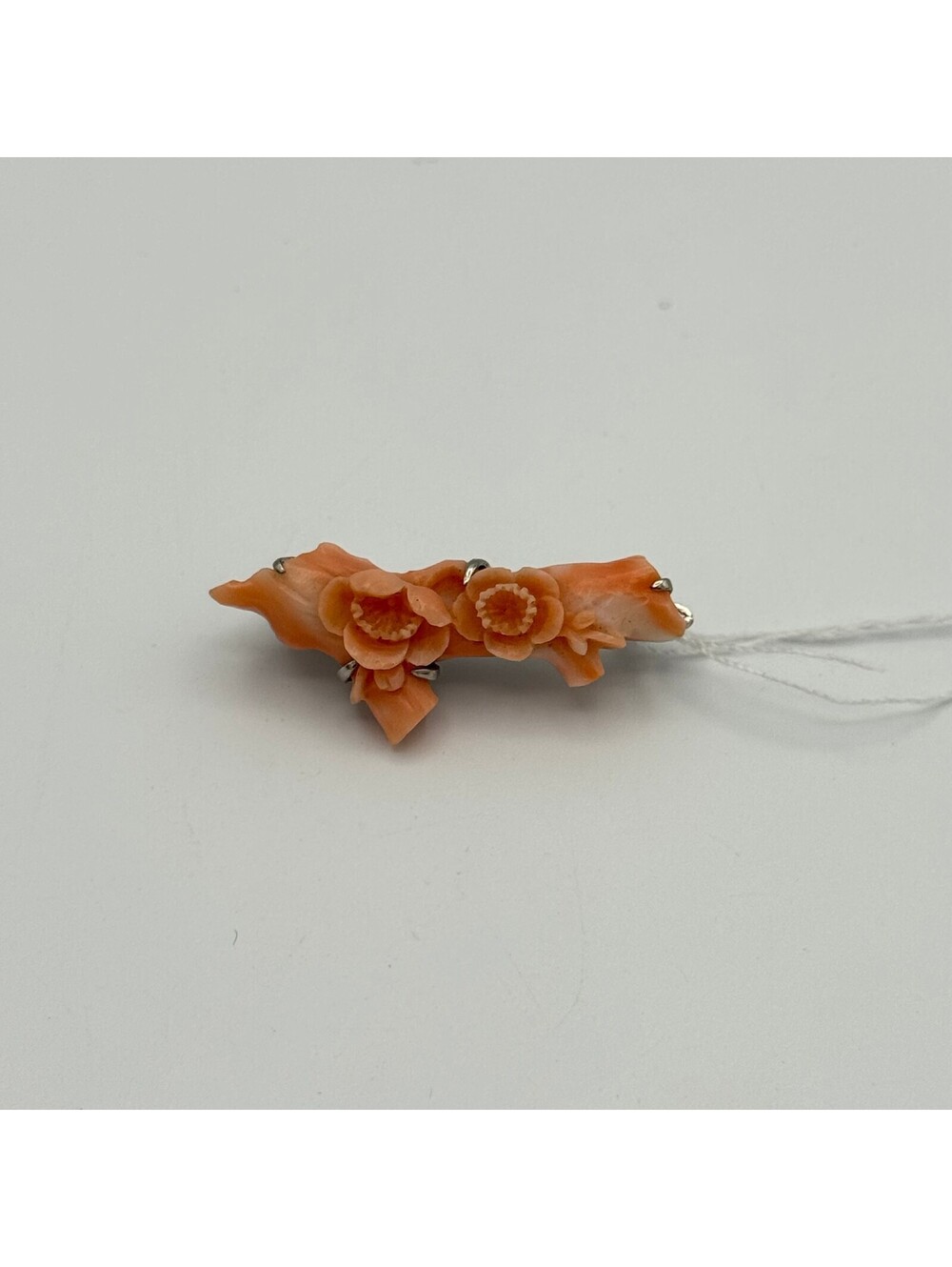 Carved Angel Skin Coral Cip